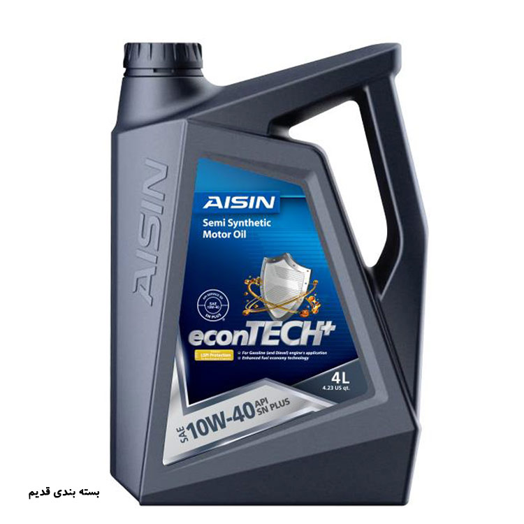 روغن موتور 10W40 آیسین حجم 4 لیتر SP