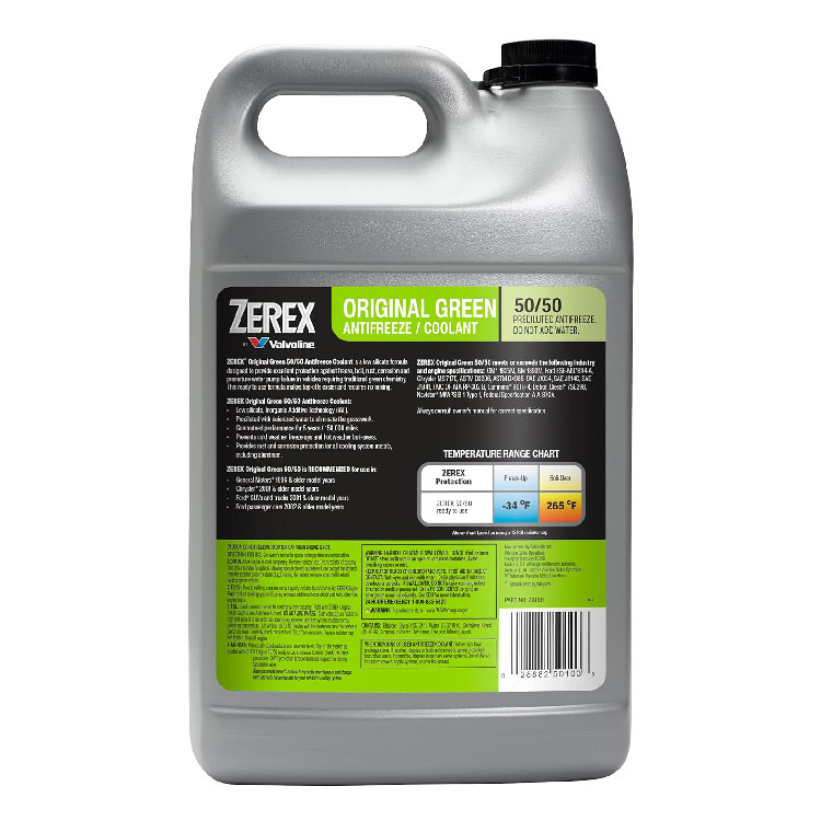 ضد یخ والوالین سبز زرکس Valvoline Zerex Original Green