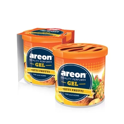 خوشبو کننده خودرو آرئون Areon GEL مدل کن با رایحه TUTTI FRUTTI