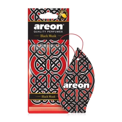 خوشبوکننده کارتی مخصوص خودرو آرئون Areon مدل Mon orient با رایحه black musk
