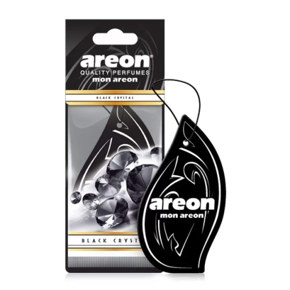 خوشبوکننده کارتی مخصوص خودرو آرئون Areon مدل Mon با رایحه Black Crystal