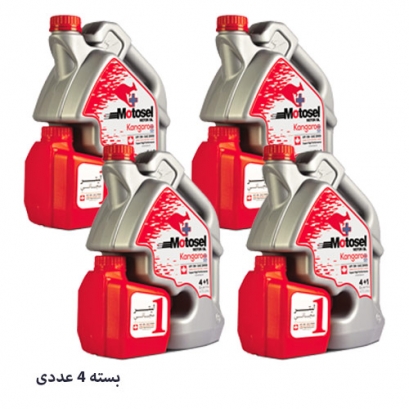 روغن موتور KANGAROO 20W-50 SM موتوسل بسته 4 عددی
