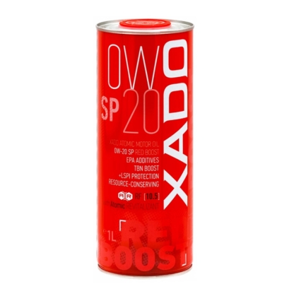 روغن موتور اکسادو (زادو) مدل RED BOOST OIL 0W20 SP 1L