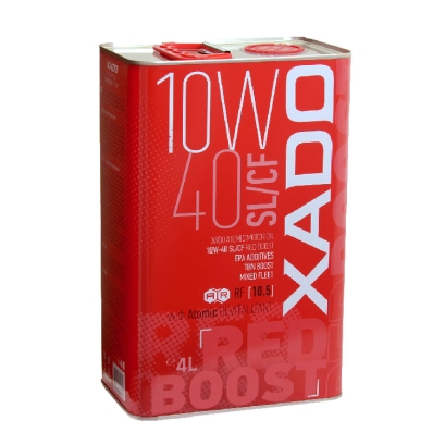 روغن موتور اکسادو (زادو) مدل RED BOOST OIL 10W40 SL/CF 4L