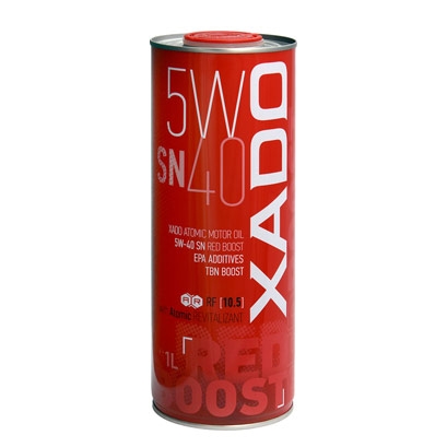 روغن موتور اکسادو (زادو) مدل RED BOOST OIL 5W40 SN 1L