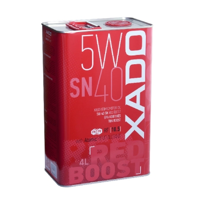 روغن موتور اکسادو (زادو) مدل RED BOOST OIL 5W40 SN 4L