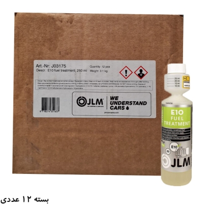 مکمل بنزین پمپی مدل JLM E10 Fuel Treatment حجم 250 میلی لیتر بسته 12 عددی