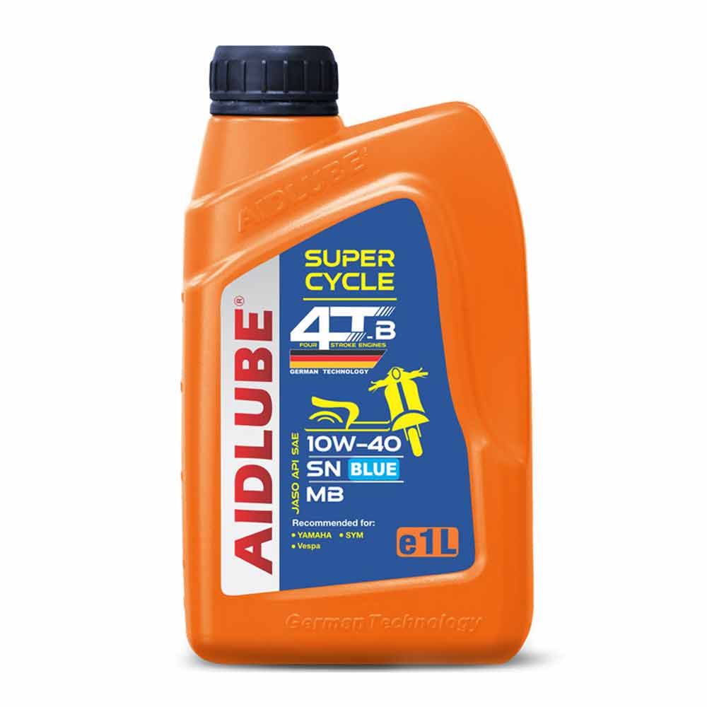 روغن موتور موتورسیکلت AIDLUBE 10W40 BLUE ایدلوب حجم 1 لیتر
